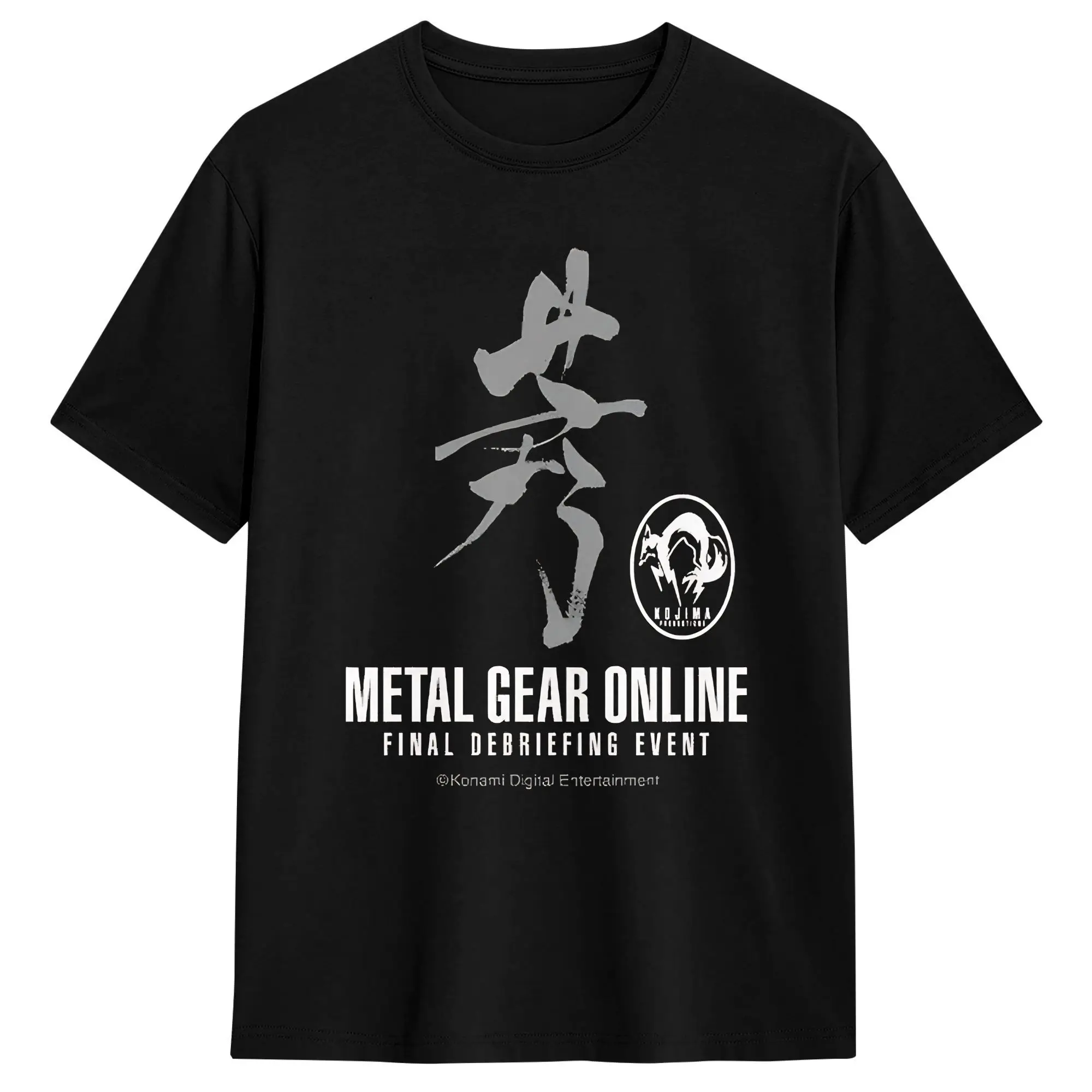 Summer Clothing Online - メタルギアオンライン最終ディブリーフイベントコットン Tシャツ男性用ビーチ Y2K カジュアル Tシャツ O