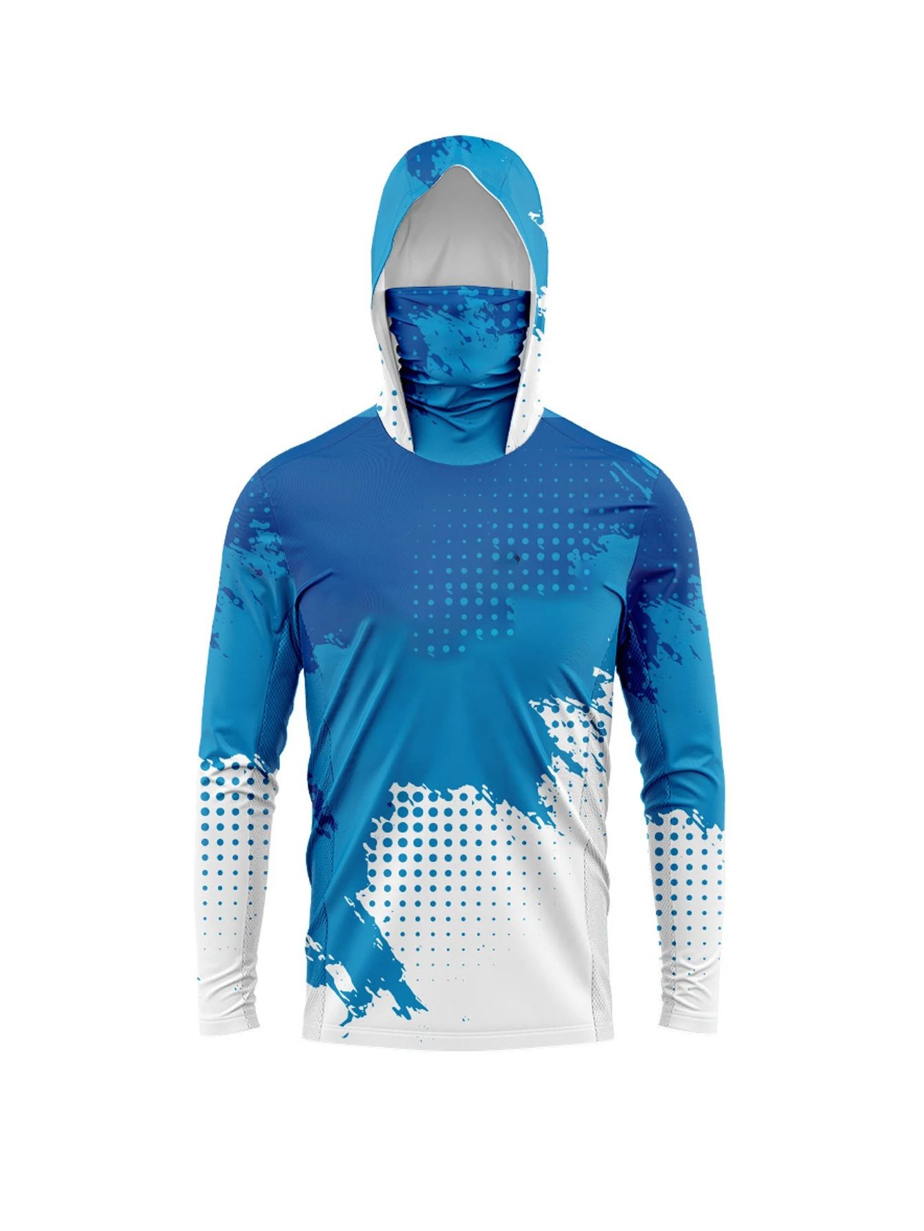 アウトドアメンズフィッシング用フード付きシャツ 保護カモフラ - Summer Clothing Long Sleeve のレビューと価格