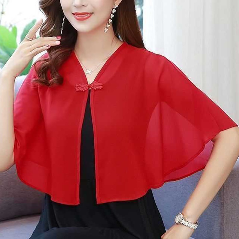 夏の女性の日焼け止め服超薄型小さなコート新しいシフォンショー - Summer Clothing Clearance のレビューと価格