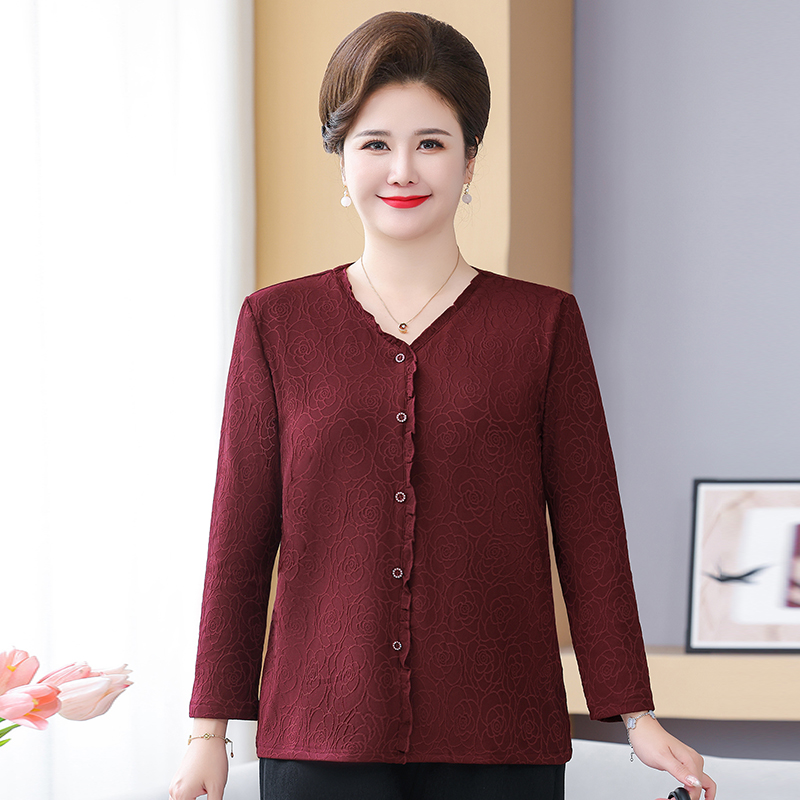 プラスサイズ 春秋新作 中高年女性向け ゆったり長袖Tシャツ - Summer Clothing Clearance のレビューと価格