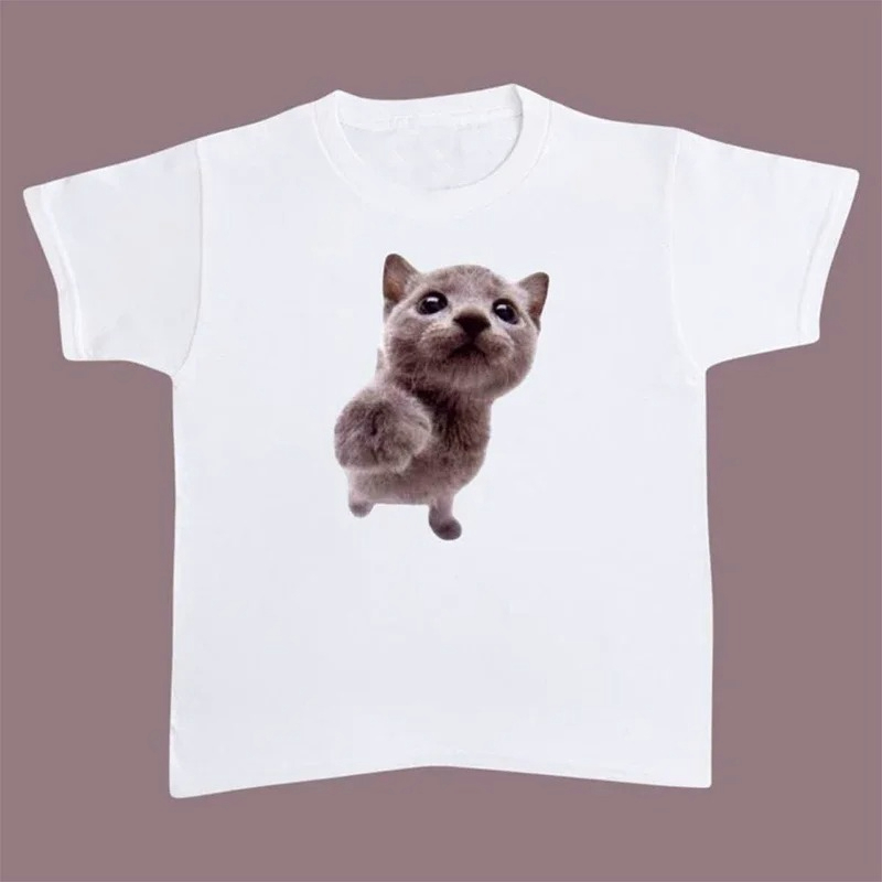 原宿猫妖精女性ファッションゴスカジュアルTシャツY2Kスタイ - Summer Clothing Reviews のレビューと価格