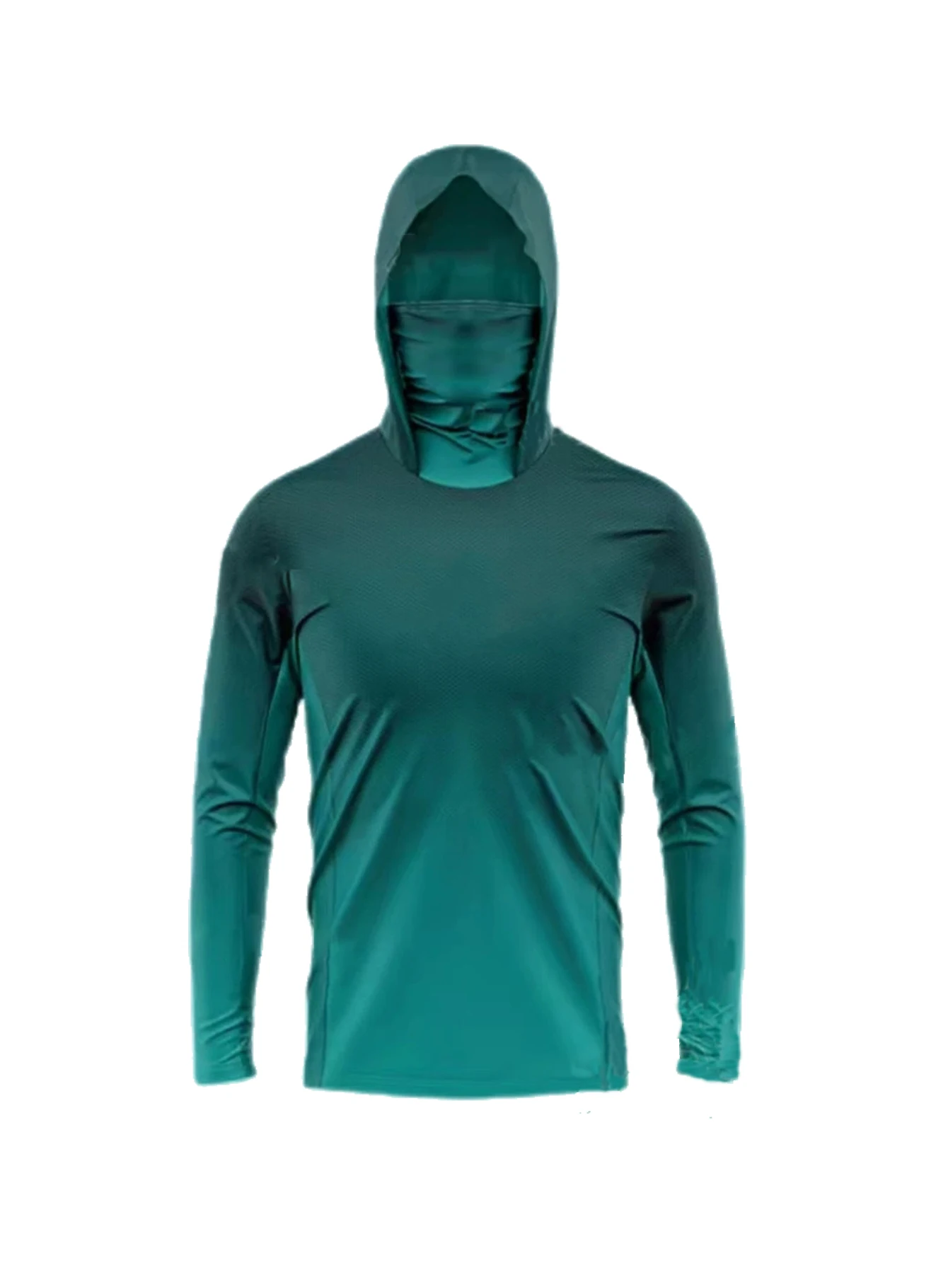 メンズ長袖フィッシングフーディーマスク、UVカット日焼け防止 - Summer Clothing Long Sleeve のレビューと価格