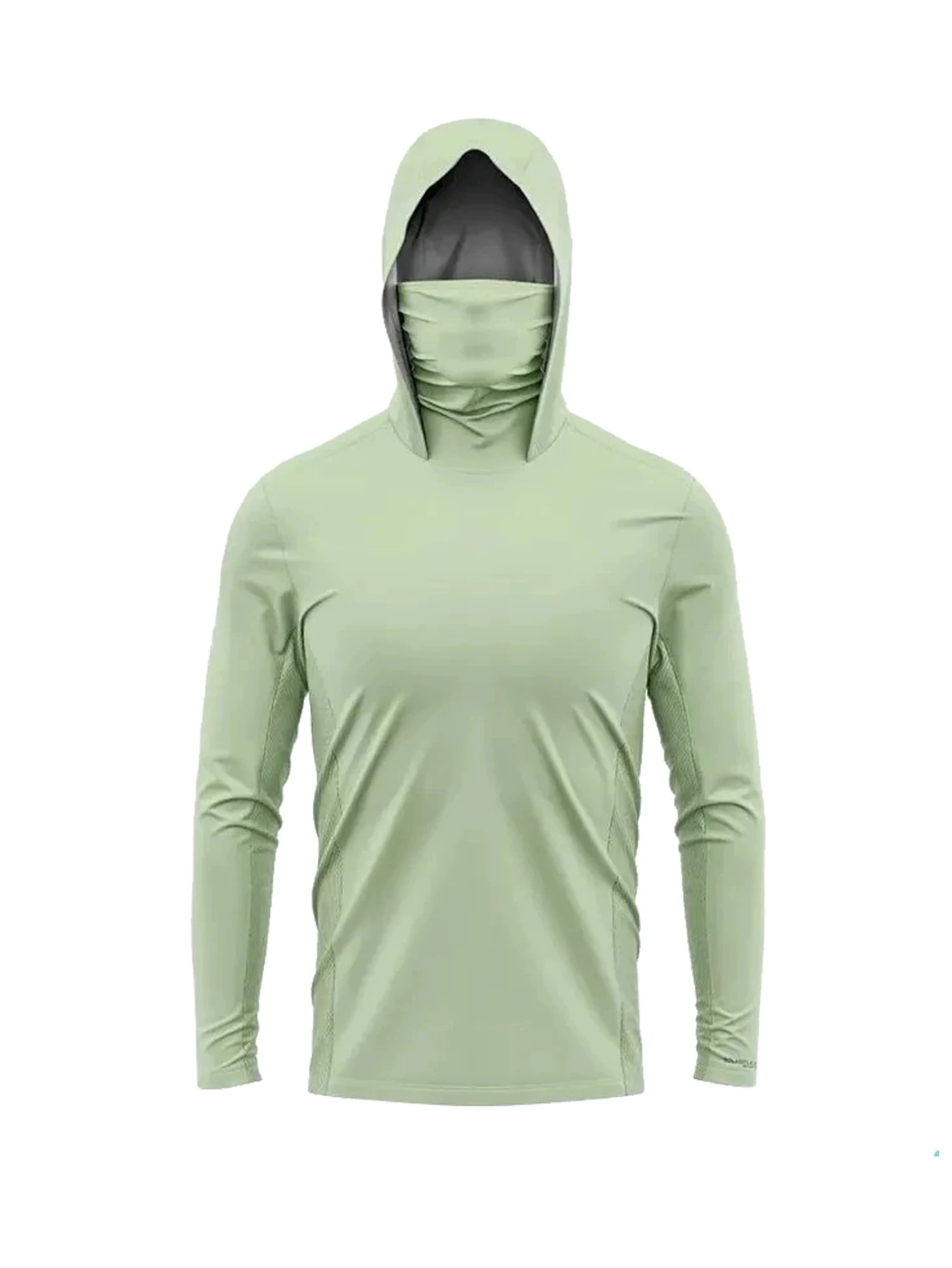 メンズ長袖フィッシングフーディーマスク、UVカット日焼け防止 - Summer Clothing Long Sleeve のレビューと価格