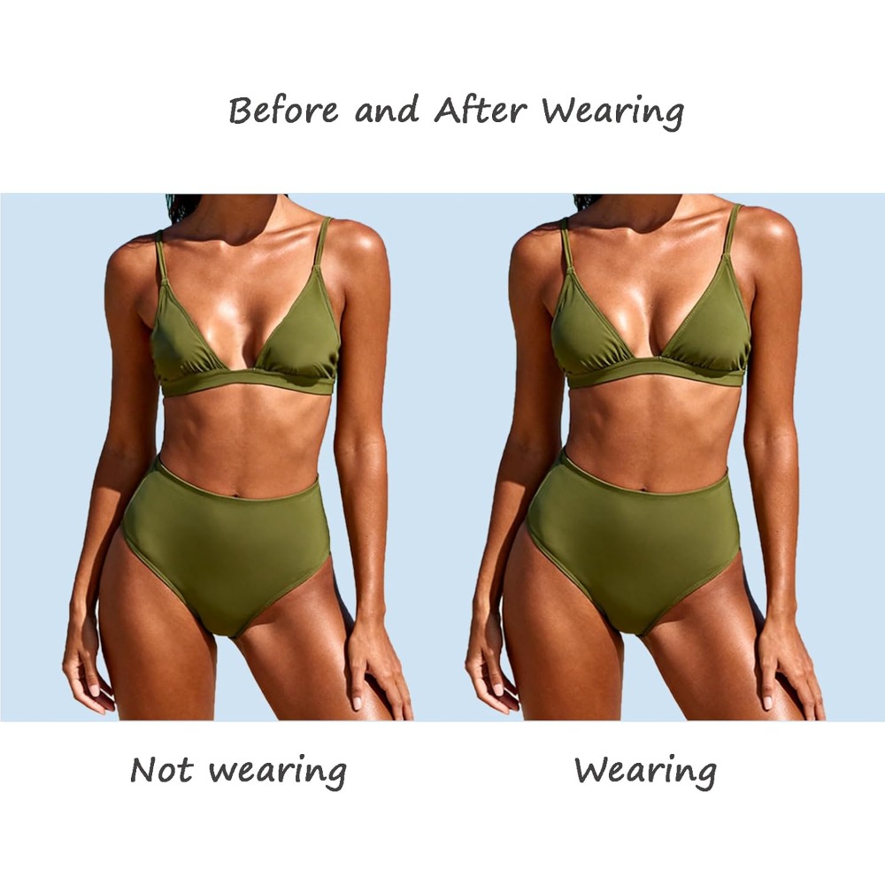 粘着式シリコンブラパッド - 取り外し可能なプッシュアップパ - Bikini Set Push Up のレビューと価格