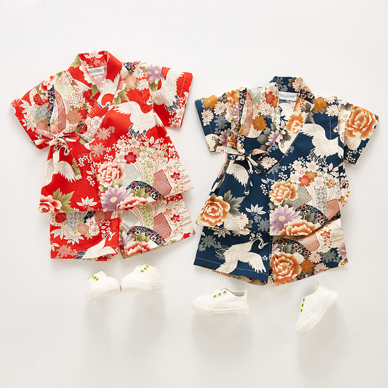 夏子供浴衣服女の子男の子日本の着物ベビードレス子供浴衣衣装伝 - Summer Dresses Yours Clothing のレビューと価格
