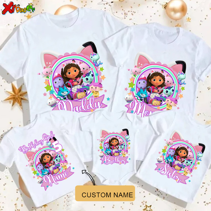 女の子用誕生日Tシャツ パーソナライズされた名前入り プリン - Summer Clothing Baby のレビューと価格