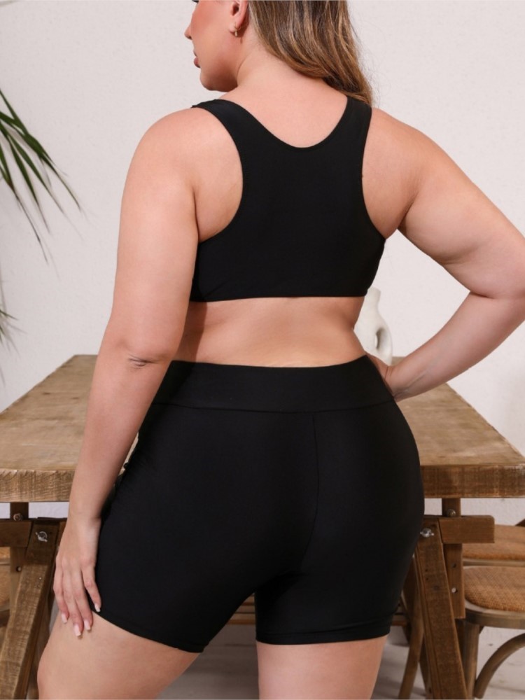 XL-5XL プラスサイズ ハイウエスト ビキニ レディース - Bikini Set Push Up のレビューと価格