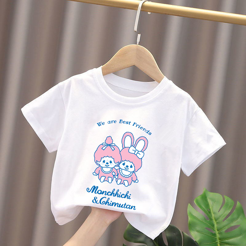 モンチッチキッズ Tシャツアニメフィギュア少年少女トップス  - Summer Clothing Baby のレビューと価格