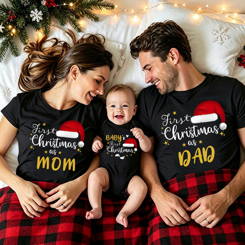家族でお揃いのクリスマスTシャツ。初めてのクリスマスを、お母 - Summer Clothing Baby のレビューと価格