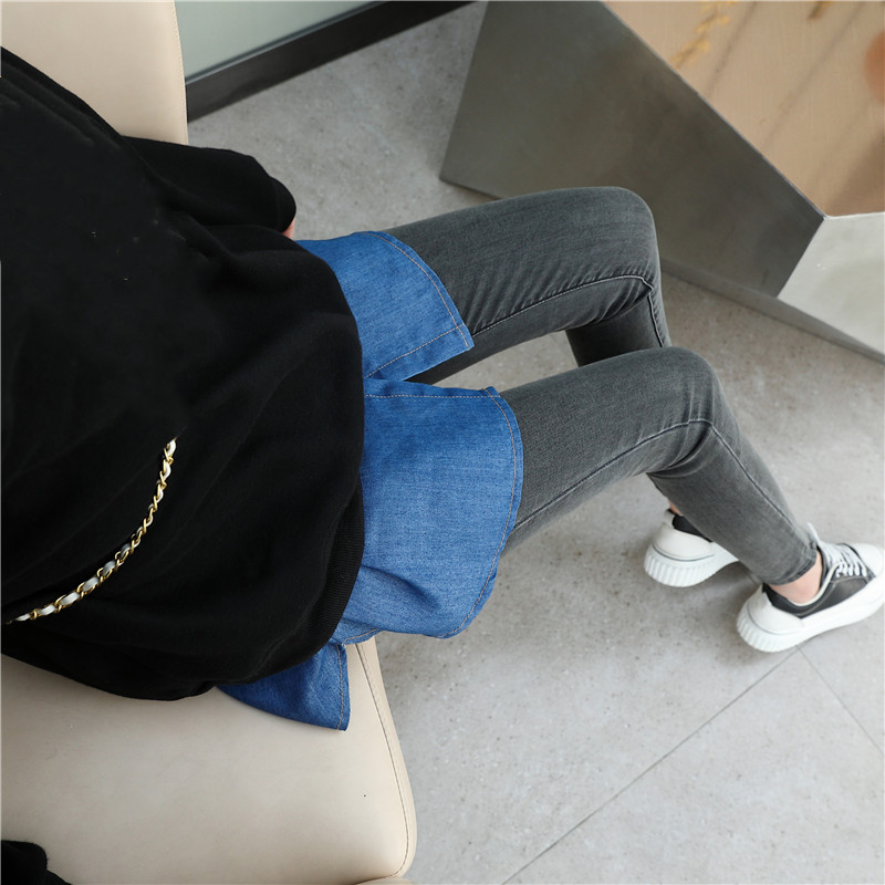 女性の無地の偽の裾シャツ、下の仕切り、ハーフスカート、フレア - Summer Clothing Online のレビューと価格
