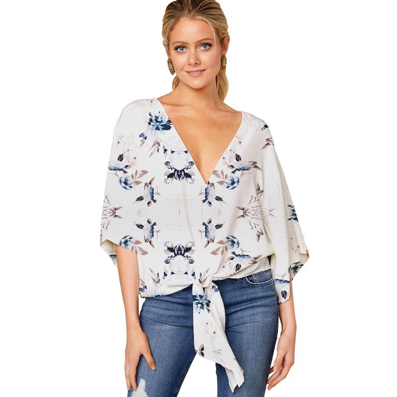 プラスサイズの女性のブラウス S5XL 春夏レディースシャツ - Summer Clothing Online のレビューと価格
