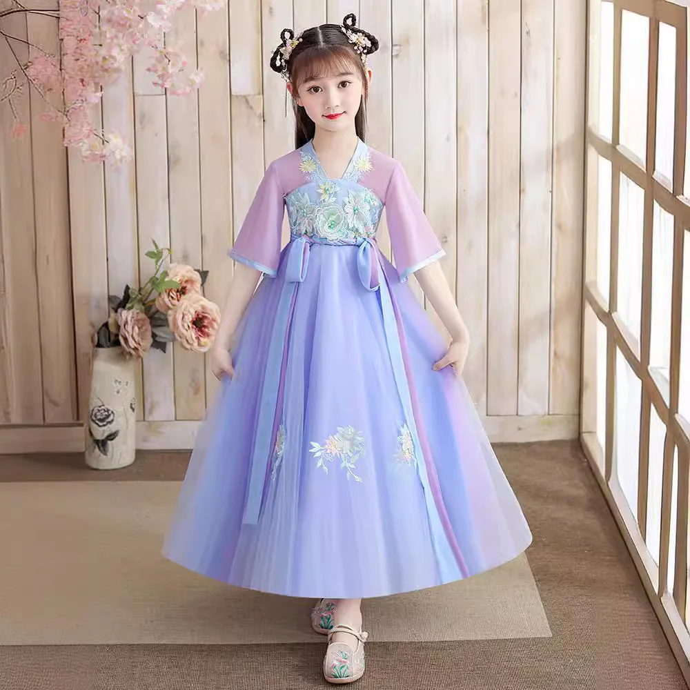 夏子供韓服ドレスプリンセスコスチュームキッズパーティー Ve - Summer Clothing Baby のレビューと価格